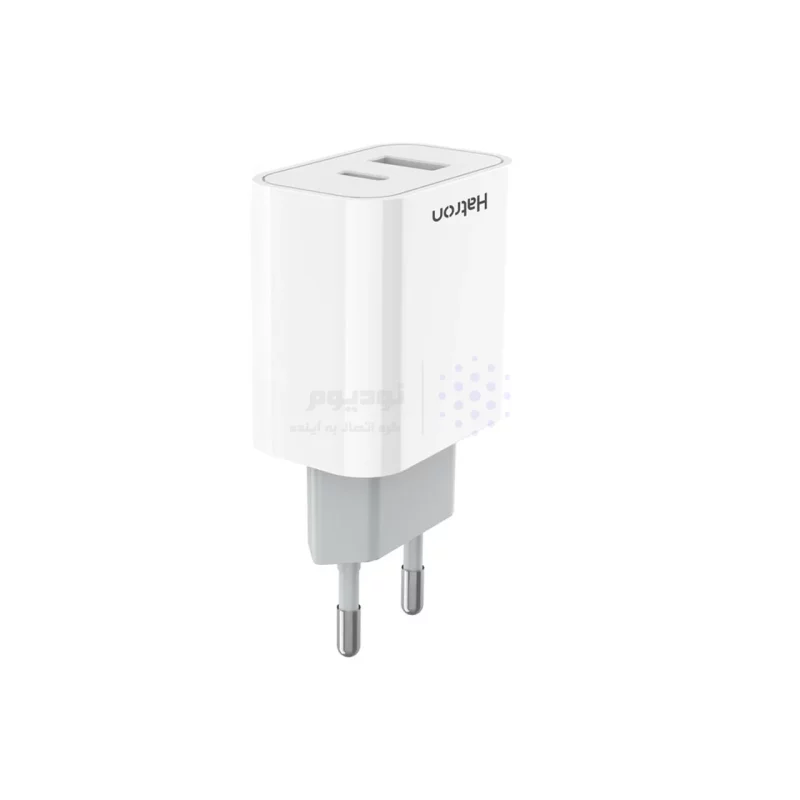 شارژر دیواری 20W فست و PD دو پورت Hatron مدل HWC2202PQ - سفید - تصویر 4