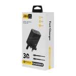 شارژر دیواری فست دو پورت JBQ مدل HC-30w 30W همراه با کابل Type-C To Type-C - مشکی (گارانتی یکساله رصاصی) - تصویر 5