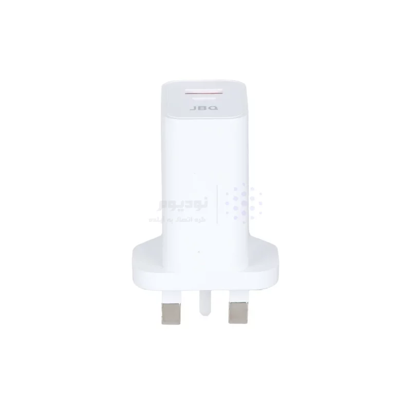 شارژر دیواری فست دو پورت JBQ مدل HC-30w 30W همراه با کابل Type-C To Lightning - سفید (گارانتی یکساله رصاصی) - تصویر 3