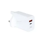 شارژر دیواری فست دو پورت JBQ مدل HC-30w 30W همراه با کابل Type-C To Lightning - سفید (گارانتی یکساله رصاصی) - تصویر 4