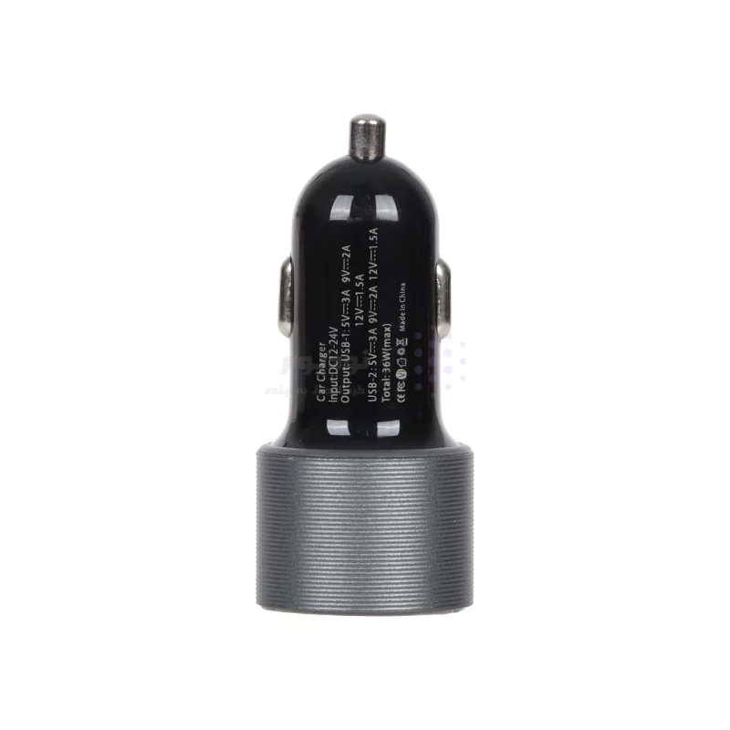 شارژر فندکی فست دو پورت JBQ مدل CC-736 36W - مشکی (گارانتی یکساله رصاصی) - تصویر 3