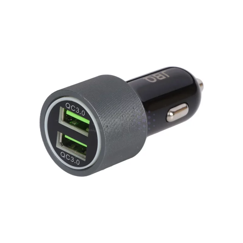 شارژر فندکی فست دو پورت JBQ مدل CC-736 36W - مشکی (گارانتی یکساله رصاصی) - تصویر 4