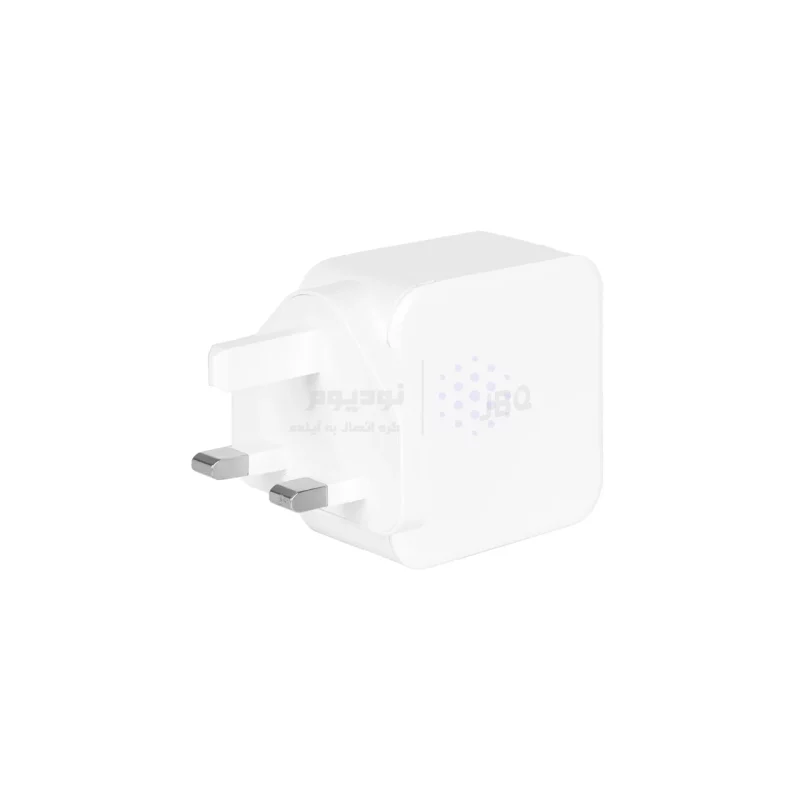 شارژر دیواری فست دو پورت JBQ مدل HC-12F2 30W همراه با کابل آیفون - سفید (گارانتی یکساله رصاصی) - تصویر 6
