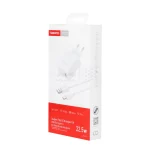 شارژر دیواری فست تک پورت Tranyoo مدل EU4-C 22.5W همراه با کابل Type-C - سفید - تصویر 6