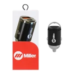 شارژر فندکی 30W فست و PD دو پورت Miller مدل M-CH105 - مشکی (گارانتی پارتیان پایا)