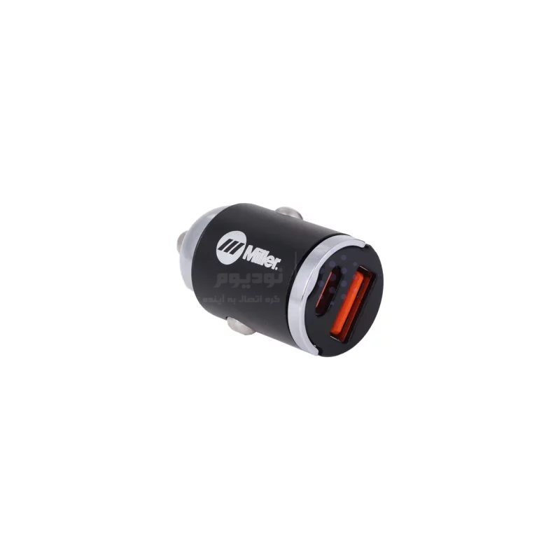 شارژر فندکی 30W فست و PD دو پورت Miller مدل M-CH105 - مشکی (گارانتی پارتیان پایا) - تصویر 4