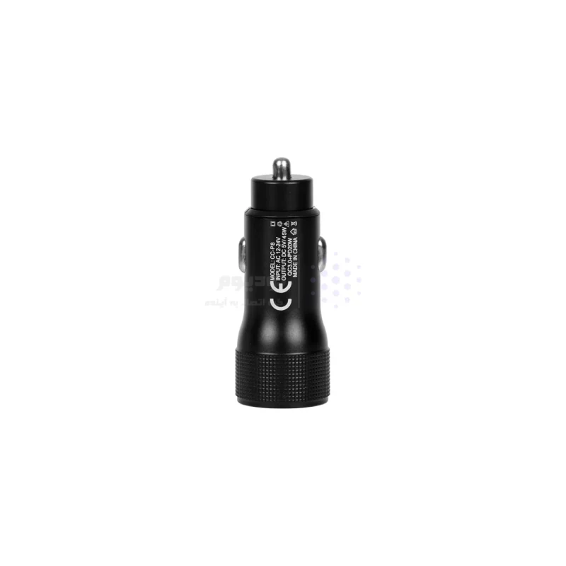 شارژر فندکی فست و PD دو پورت JBQ مدل CC-P8 45W همراه با کابل Type-C to Lightning - مشکی (گارانتی یکساله رصاصی) - تصویر 3