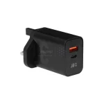 شارژر دیواری فست دو پورت JBQ مدل HC-30w 30W همراه با کابل Type-C To Lightning - مشکی - تصویر 3