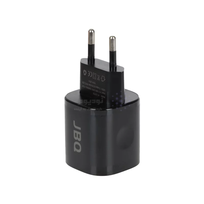 شارژر دیواری فست و PD تک پورت JBQ مدل HC-DP20 20W همراه با کابل Type-C to Lightning - مشکی - تصویر 3