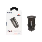 شارژر فندکی فست دو پورت NITU مدل NDC30 36W - مشکی (گارانتی 18 ماه تعویض نیکان همراه)