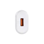 شارژر دیواری فست تک پورت Nitu مدل NT-TC033 12W به همراه کابل شارژ آیفون - سفید (گارانتی 18 ماه تعویض نیکان همراه) - تصویر 5