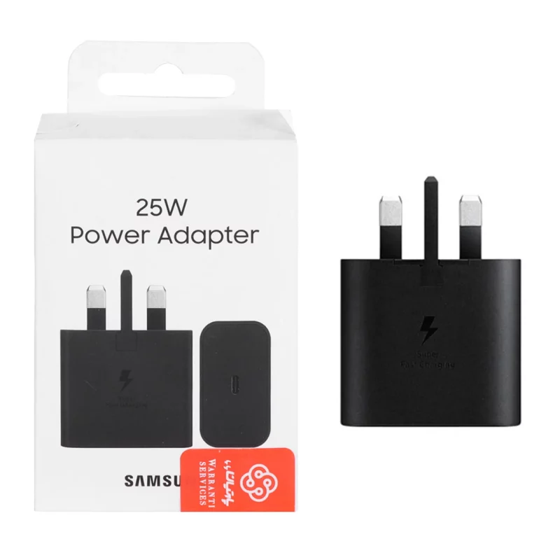 شارژر دیواری سه پین SAMSUNG 25W T2510 ( فست و PD) مشکی - (گارانتی پارتیان پایا) - مجهز به فناوری GAN-NFC - تصویر 2