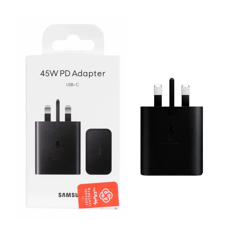 شارژر دیواری SAMSUNG 45W T4510 (S24) ( فست و PD) مشکی - (گارانتی پارتیان پایا)- مجهز به فناوری GAN-NFC - تصویر 2