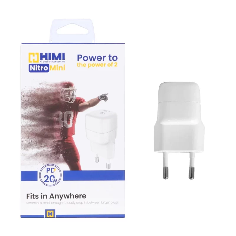 شارژر دیواری فست و PD تک پورت HIMI مدل Nitro Mini VQ-T45 20W - سفید (6 ماه گارانتی تعویض شرکتی) - تصویر 2