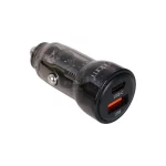 شارژر فندکی PD و فست دو پورت Earldom مدل CC31 به همراه کابل شارژ Type-C To Lightning - مشکی - تصویر 4