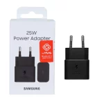 شارژر دیواری دو پین SAMSUNG 25W T2510 ( فست و PD) مشکی - (گارانتی پارتیان پایا)مجهز به فناوری GAN-NFC