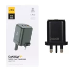 شارژر دیواری فست و PD سه پورت JBQ مدل WC-610B 65W - مشکی (گارانتی یکساله رصاصی)