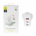 شارژر دیواری فست و PD سه پورت JBQ مدل WC-607W 65W - سفید (گارانتی یکساله رصاصی)