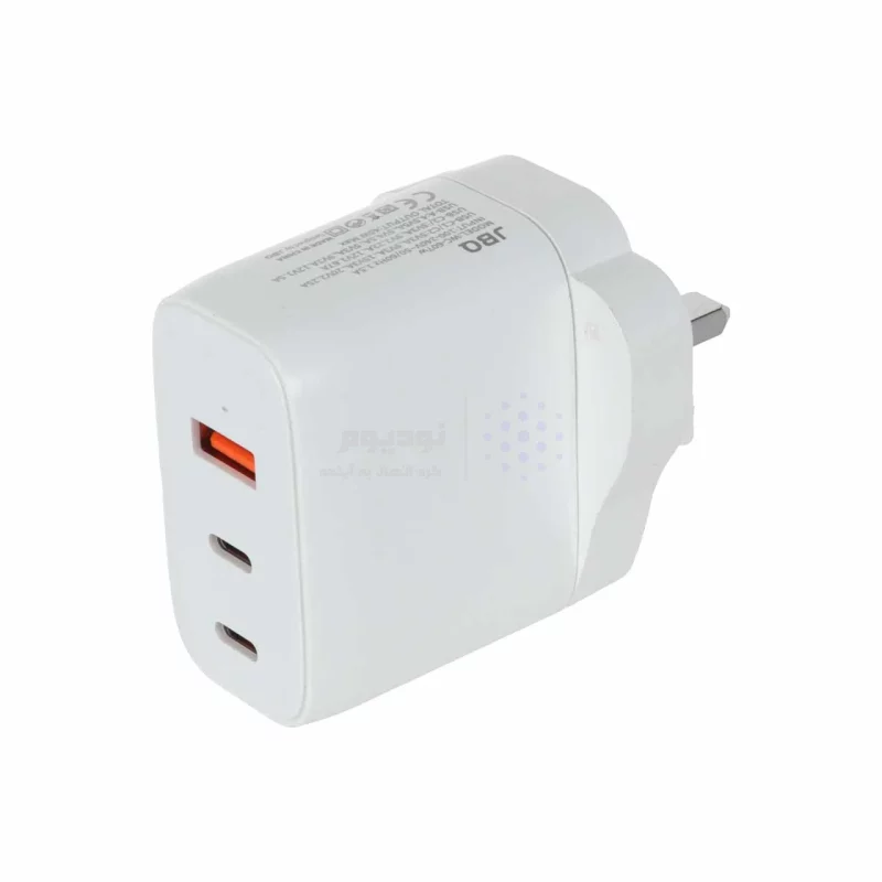 شارژر دیواری فست و PD سه پورت JBQ مدل WC-607W 65W - سفید (گارانتی یکساله رصاصی) - تصویر 4