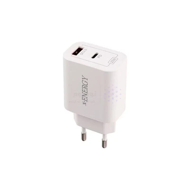 شارژر دیواری فست و PD دو پورت X-Energy مدل X-525 25W - سفید (گارانتی IPM) - تصویر 4