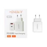 شارژر دیواری فست و PD دو پورت X-Energy مدل X-520 20W - سفید