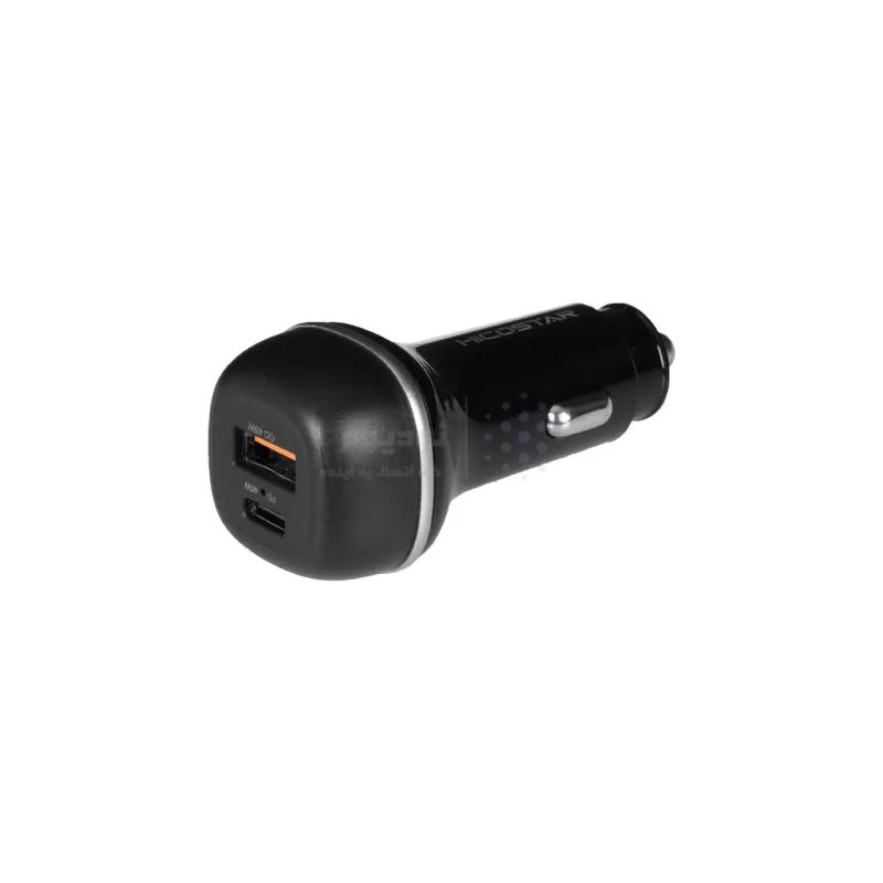 شارژر فندکی فست و PD دو پورت Hicostar مدل HS-CC26 90W - مشکی - تصویر 4
