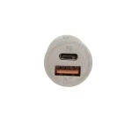 شارژر فندکی PD و فست دو پورت JBQ مدل C393094 48W به همراه کابل شارژ Type-C To Type-C - قهوه ای (گارانتی یکساله رصاصی) - تصویر 5