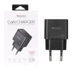 شارژر دیواری PD و فست دو پورت Yesido مدل YC64 30W - مشکی (گارانتی 18 ماه تعویض نیکان همراه) مجهز به فناوری GAN