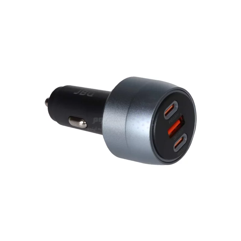 شارژر فندکی PD و فست سه پورت JBQ مدل Cool Flow C82339A 66W به همراه کابل شارژ Type-C To Type-C - مشکی (گارانتی یکساله رصاصی) - تصویر 3