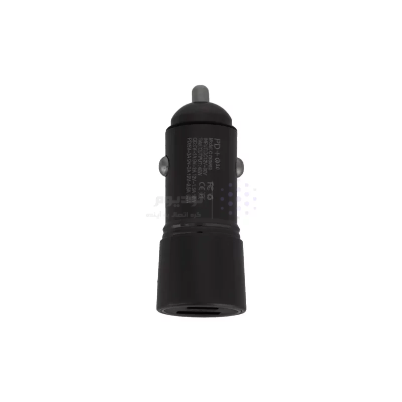 شارژر فندکی PD و فست دو پورت JBQ مدل Metal Shine C756962 به همراه کابل شارژ Type-C To Type-C - مشکی (گارانتی یکساله رصاصی) - تصویر 5