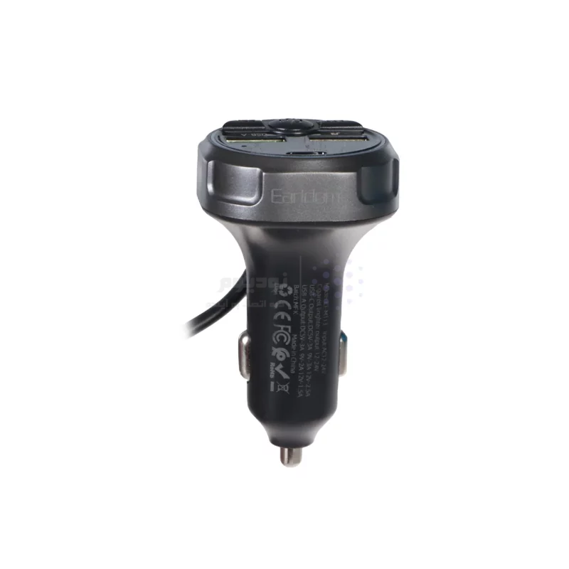 شارژر فندکی PD و فست سه پورت Earldom مدل M113 84W - مشکی - تصویر 3
