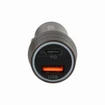 شارژر فندکی فست و PD دو پورت JBQ مدل CC-420Ci 48W همراه با کابل Type-C to Lightning - خاکستری (گارانتی یکساله رصاصی) - تصویر 5