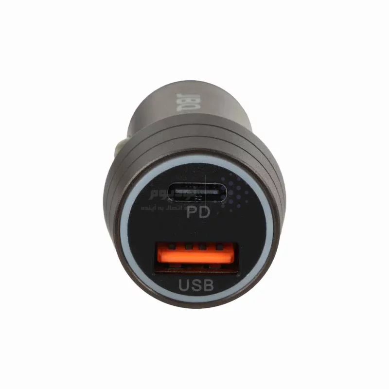 شارژر فندکی فست و PD دو پورت JBQ مدل CC-420Ci 48W همراه با کابل Type-C to Lightning - خاکستری (گارانتی یکساله رصاصی) - تصویر 5
