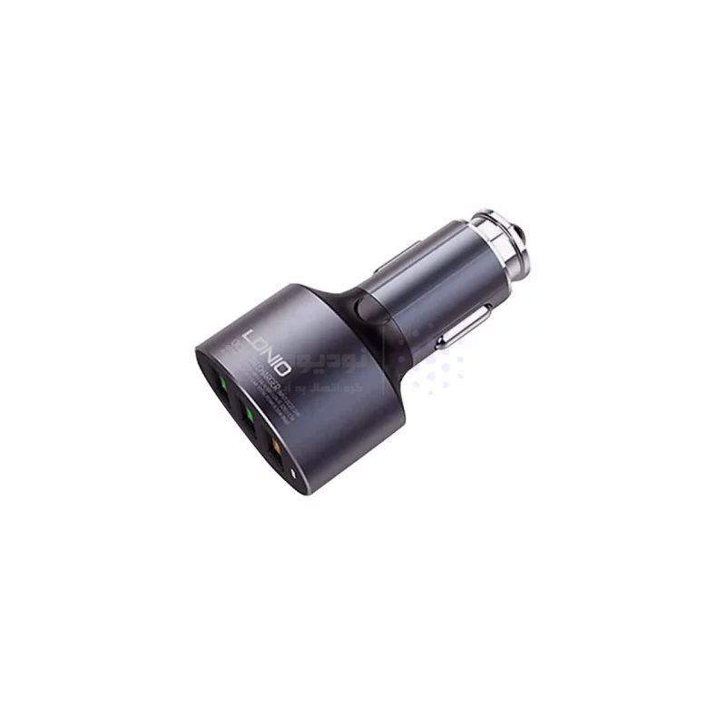 شارژر فندکی فست سه پورت JBQ مدل C703Q 36W همراه با کابل اندروید - خاکستری (گارانتی یکساله رصاصی) - تصویر 3