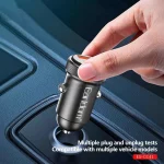 شارژر فندکی PD و فست دو پورت Earldom مدل CC41 30W - مشکی - تصویر 3
