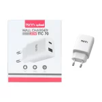 شارژر دیواری PDو فست دو پورت 30 وات TSCO مدل TTC 70 - سفید