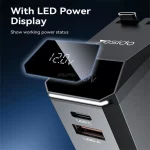 شارژر فندکی PD و فست شارژ سه پورت Yesido مدل Y71 125W- مشکی (گارانتی 18 ماه تعویض نیکان همراه) - تصویر 5