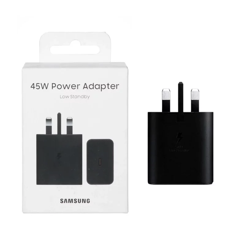 شارژر دیواری سه پین SAMSUNG 45W T4511 ( فست و PD) مجهز به فناوری GAN-NFC مشکی - (گارانتی پارتیان پایا) - تصویر 2