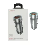شارژر فندکی PD و فست دو پورت Earldom مدل CC29 30W - سبز