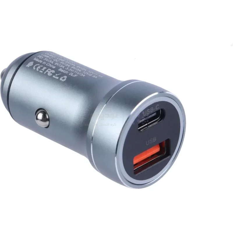 شارژر فندکی PD و فست دو پورت Earldom مدل CC29 30W - سبز - تصویر 4