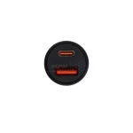 شارژر فندکی فست و PD دو پورت Hicostar مدل CC23 30W - مشکی - تصویر 4