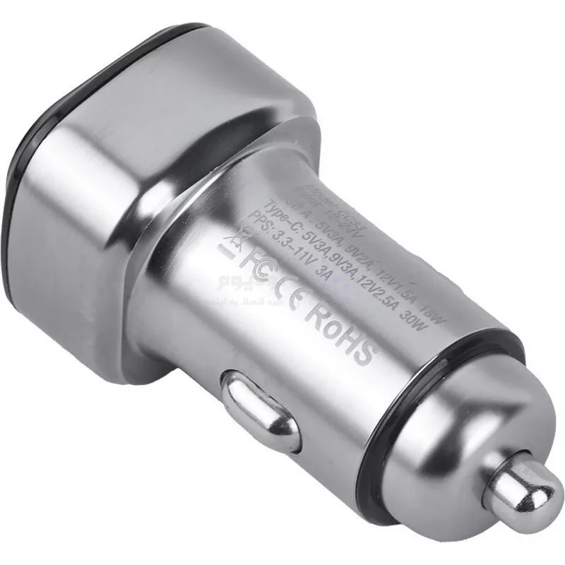 شارژر فندکی فست و PD دو پورت Hicostar مدل CC33 48W - نقره ای - تصویر 3