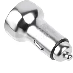 شارژر فندکی فست و PD سه پورت Hicostar مدل CC90 60W - نقره ای - تصویر 3