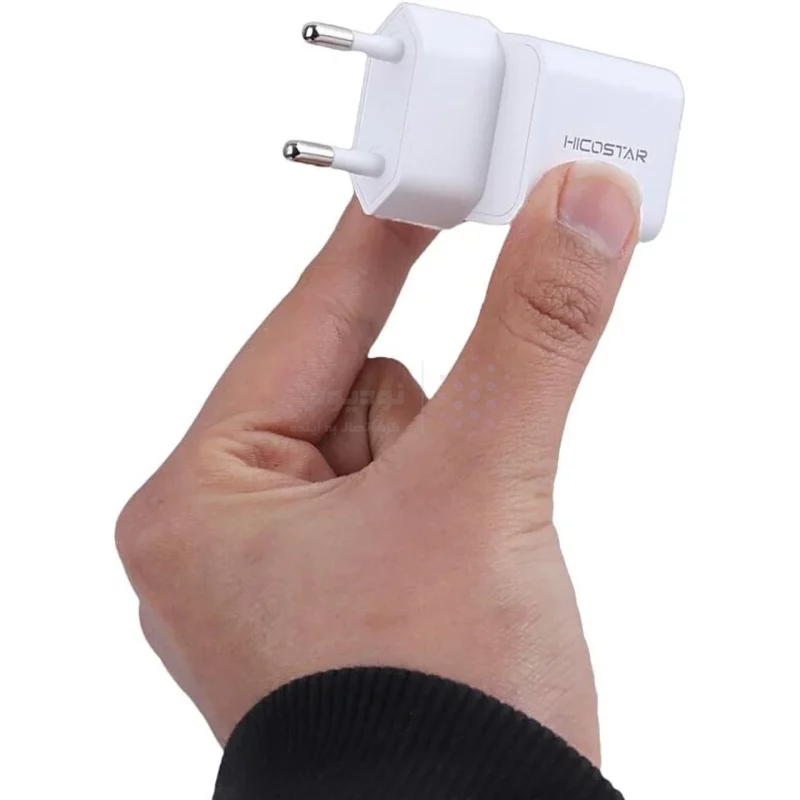 شارژر دیواری PD و فست تک پورت Hicostar مدل CH250 GaN 30W - سفید - تصویر 5