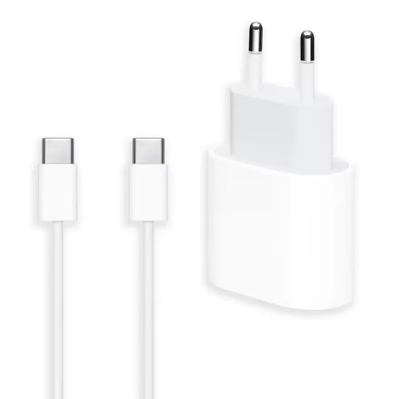 شارژر دیواری دوپین فست تک پورت اپل مدل A2347 iphone 16 Pro Max به همراه کابل شارژ Type-C To Type-C - سفید (گارانتی پارتیان پایا) - تصویر 2