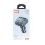 شارژر فندکی فست سه پورت و گیرنده بلوتوثی Earldom FM مدل ET-M96 - مشکی - تصویر 6