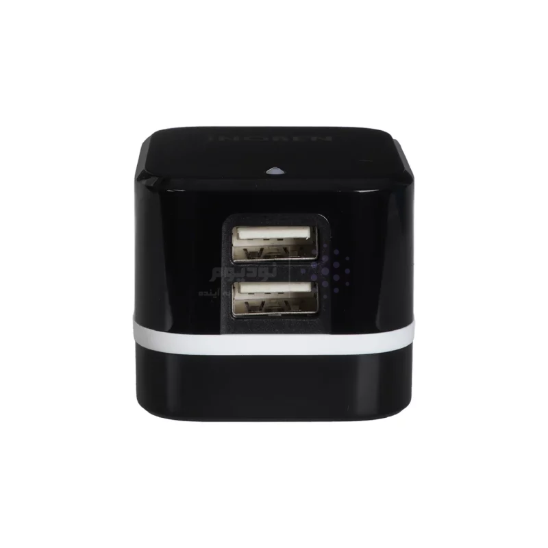 شارژر دیواری فست دو پورت iNOBEN مدل iCHARGE W34 - مشکی - تصویر 3