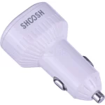 شارژر فندکی فست و PD دو پورت Shoosh مدل SH-806 67.5W - سفید - SMO - تصویر 3