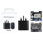 شارژر دیواری سوپر فست و PD تک پورت SAMSUNG مدل EP-TA800 25W - مشکی - MMS (گارانتی شش ماهه YA)