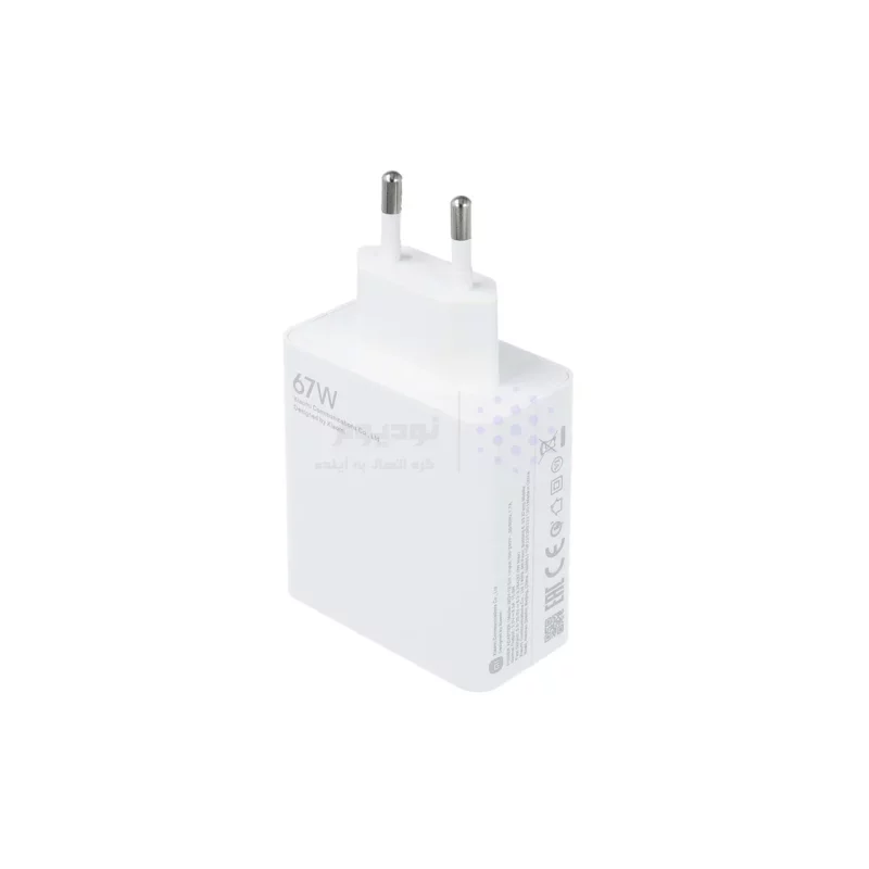 شارژر دیواری فست تک پورت Xiaomi مدل MDY-12-EH 67W - سفید - turbo - تصویر 3